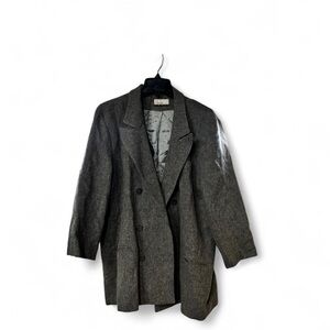 Vintage Diana Marco grey blazer